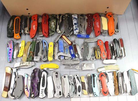 Approximately 12 lbs. of Assorted Knives, #35835