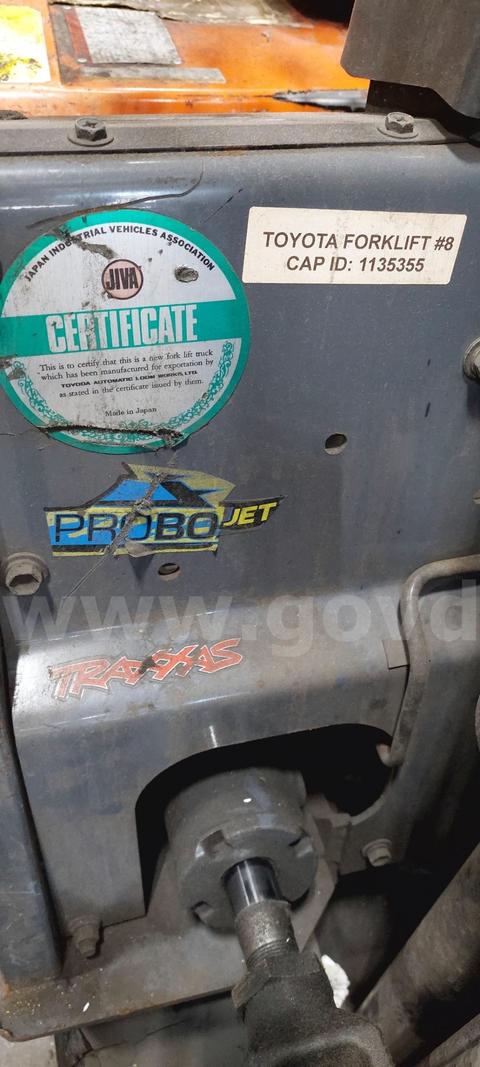 Toyota Forklift Model 5FBE15 - Operational