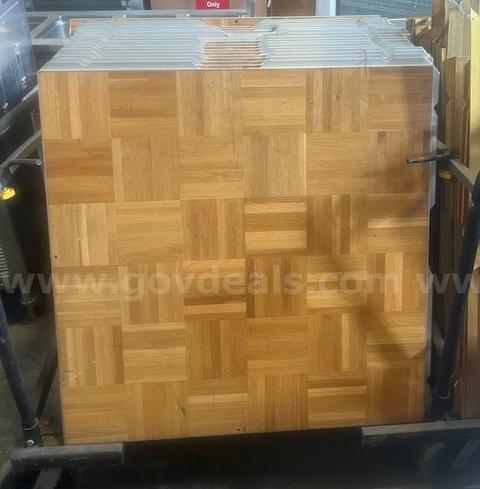 16' x 16' parquet dance floor