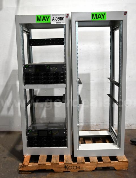 Eltek Flatpack2 HE 72kW DC Power System Smartpack2 Rack w/ Additional Empty Rack