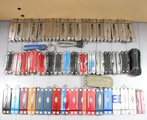 Approximately 6 lbs. of Assorted Leatherman MINI Multi-tools, #35314