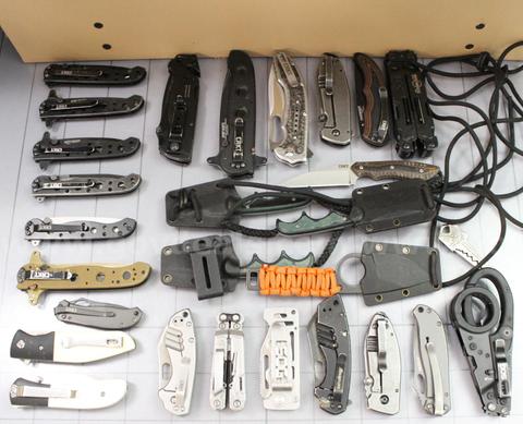 Approximately 6 lbs. of Assorted CRKT/SOG Knives, #35316