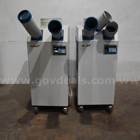 LOT OF (2) Airrex Commercial Portable Air Conditioner 13,600 BTU 115V Spot Cooler