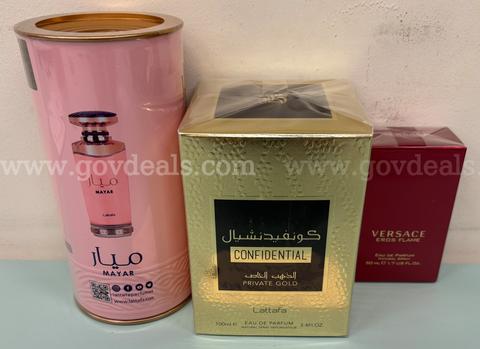 6 Bottles of a variety of Fragrances - Perfume / Cologne - New in Box