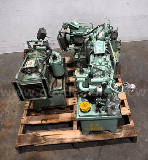 LOT OF (3) Toyo-Oki Kogyo HPP-VC2V Series Hydraulic Piston Pump