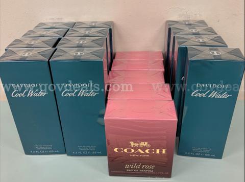 17 Bottles of a variety of Fragrances - Perfume / Cologne - New in Box