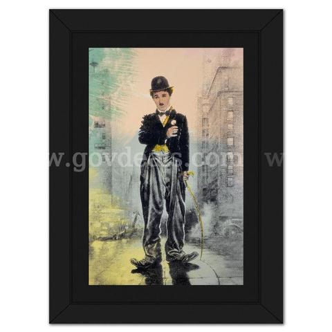 Steve Kaufman, "Charlie Chaplin I" Limited Edition Fine Art