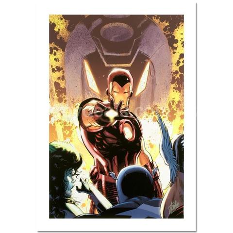 Stan Lee Signed, "Iron Age #1" Limited Edition Fine Art