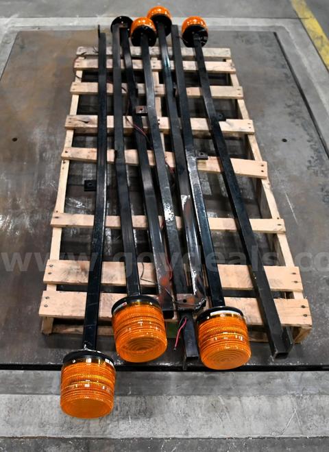 LOT OF (6) Federal Signal Electraflash Strobe Warning Lights