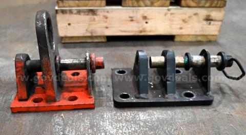 LOT OF Heavy-duty Bolt-on Excavator Quick Hitch Adapter Plates