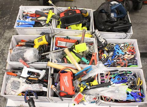 1 Skid of Assorted Hand Tools/Power Tools/Knives/Multi-tools/Etc., #35908, **PICK UP ONLY**SKID NOT INCLD*
