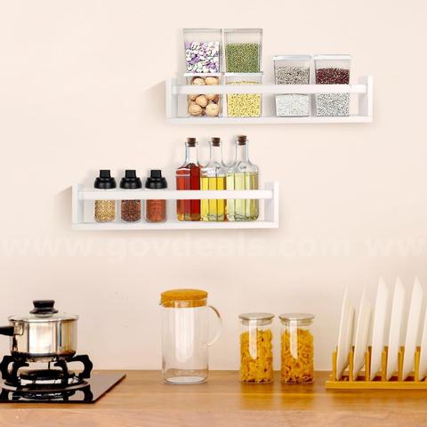 Brand New Generic 23.6" Floating Wall Shelves, White – Set of 2 - Shipping Available