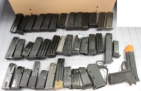 Assorted Gun Magazines/Parts/Etc., #36231, **PICK UP ONLY**  **SHIPPING NOT AVAILABLE**