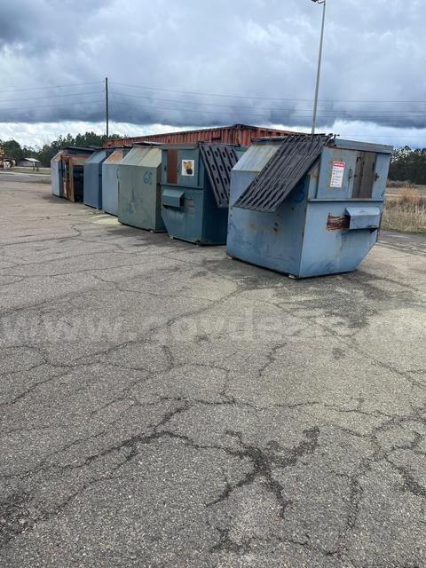 Lot of 7 ea 8 Yard Dumpsters