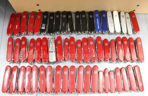Approximately 10 lbs. Assorted Victorinox/Swiss Army  Knives, #35947