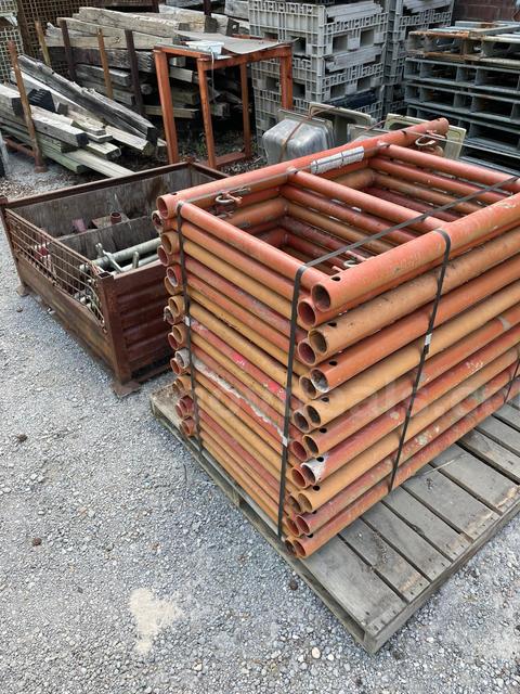 2 Pallets of Misc Scaffold Supports and more