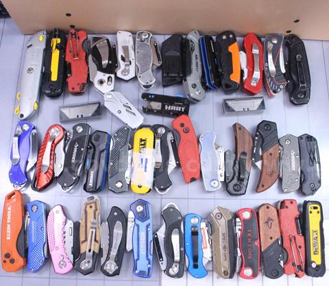 Approximately 11 lbs. of Assorted Box Cutters/Utility Knives, #36308