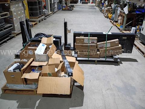 Lot of 3 Pallets of Misc Conveyor Components