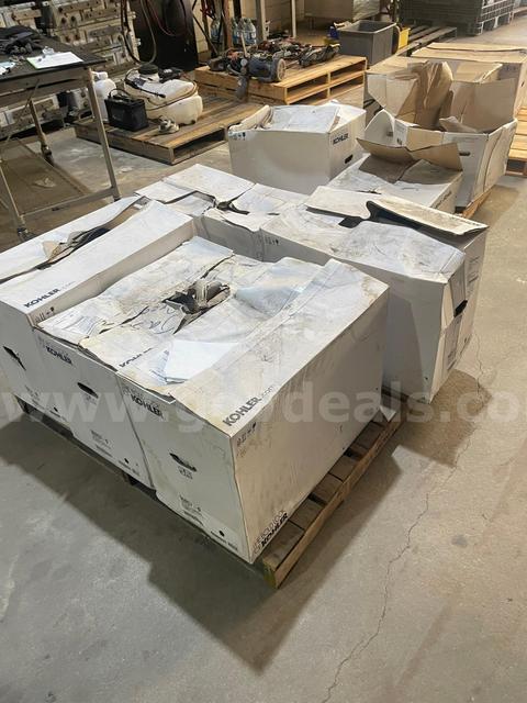 Commercial Plumbing Fixture Lot Toilets, Sink and Urinal, New