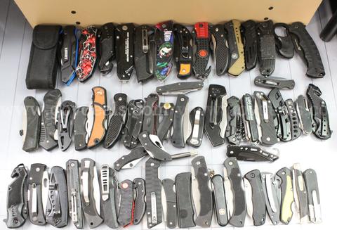 Approximately 12 lbs. of  Black Knives/etc., #35960