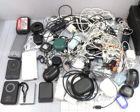 Approximately 8 lbs. of Assorted Electronics/etc., #36086