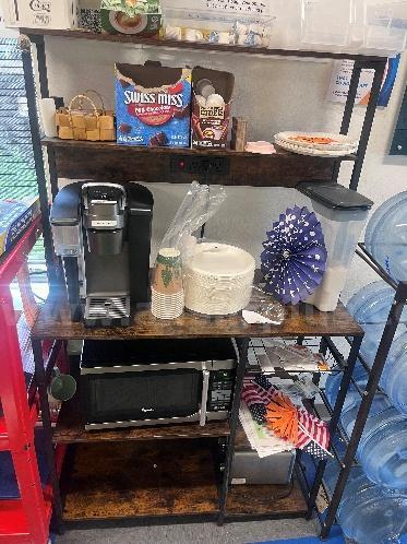 Coffee stand, and Storage Shelf