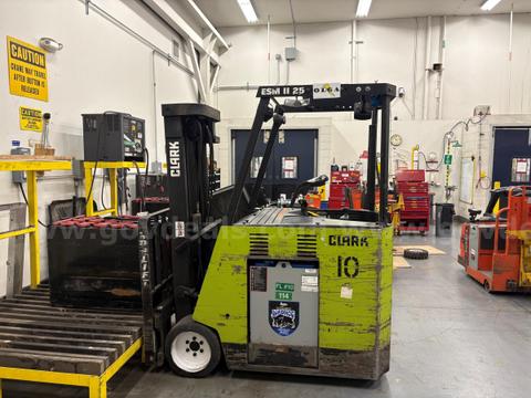 2 Forklifts 2 chargers 3 batteries (FL9&FL10) (Serial# ESM247-0270-8722FB & ESM2
