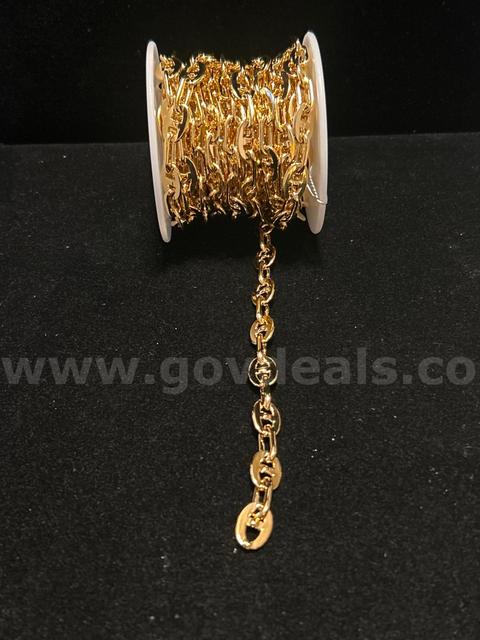 Beautiful, 24k Gold, 12’ 06”, Large Italian Maritime Chain (Footage) Read⬇️
