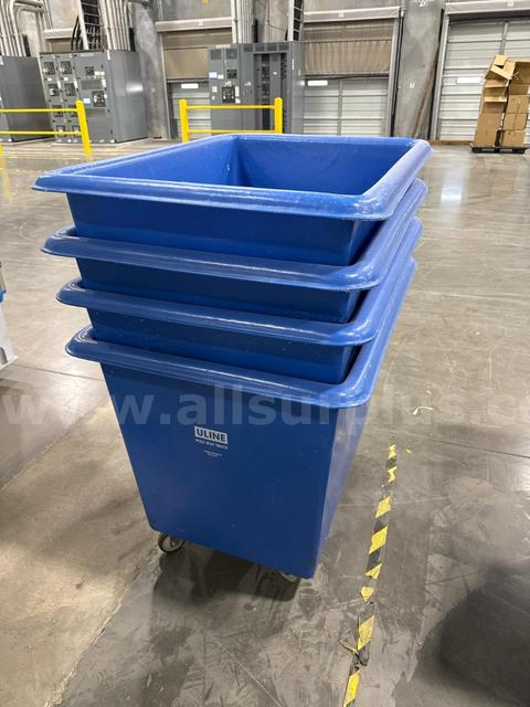 Qty. 4 Poly Box Trucks