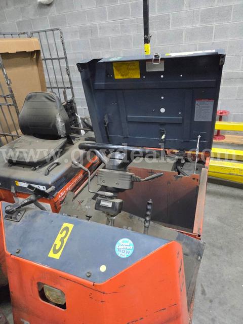Lot 3 Walk-Behind Pallet Jacks and 4 Tow Motors
