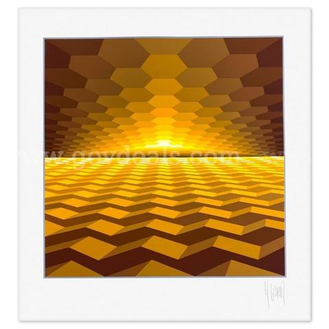 Yvaral, "Horizon I" Limited Edition Fine Art