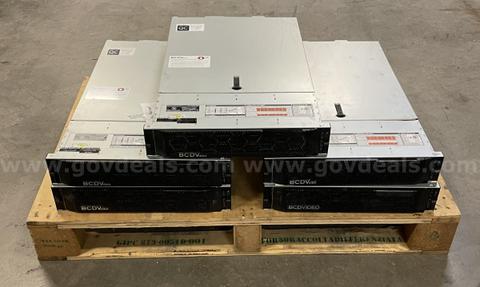Pallet of [5] BCD226X-PVS 2U BCDVideo Server