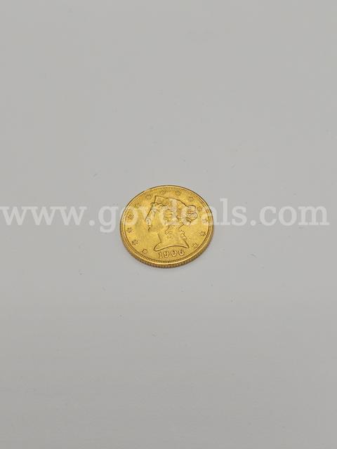 1906 5 Dollar U.S. Gold Coin,     Investment