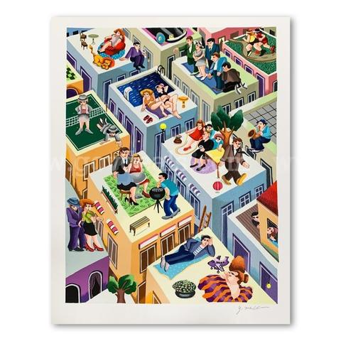 Yuval Mahler, "Escaping the Fire" Limited Edition Fine Art