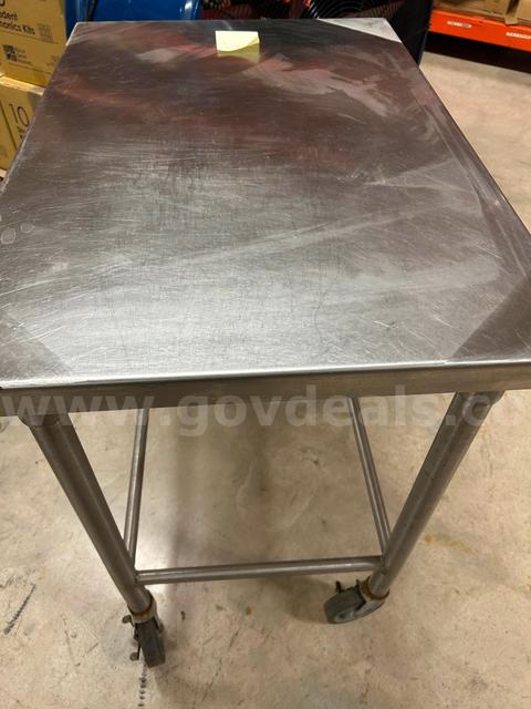 Stainless Steel Utility Cart w/Casters