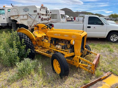 Tractor with Attachment