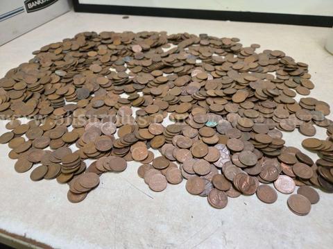 OVER 10 POUNDS OF WHEAT PENNIES! UNSEARCHED