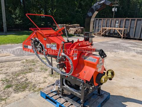 2022 WoodMaxx 8" PTO Wood Chipper Model WM-8X Operational – Surplus from Golf Course Maintenance