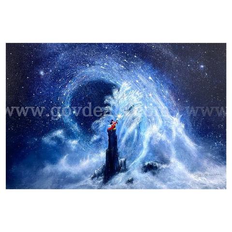 Peter Ellenshaw, "Mickey's Dream" Limited Edition Fine Art
