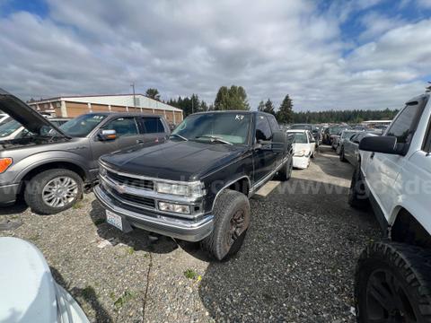 Black 1996 GMC Sierra