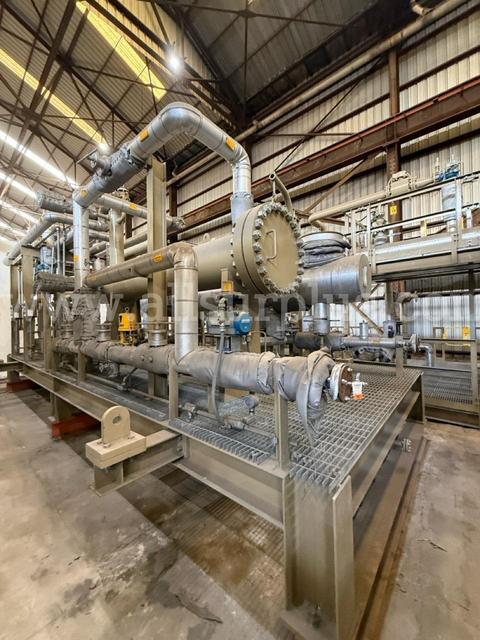 Heat Transfer/Fluid Handling Pump Skid, Assembled, Qty 1