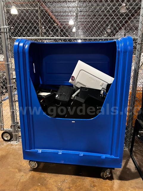 Bin of electronic scrap