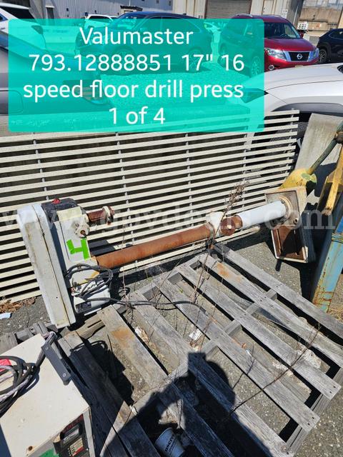 Valumaster 16 Speed Variable Floor Drill Press