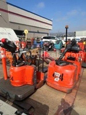 LOT OF NON-WORKING MULES, PALLET JACK AND FORKLIFT