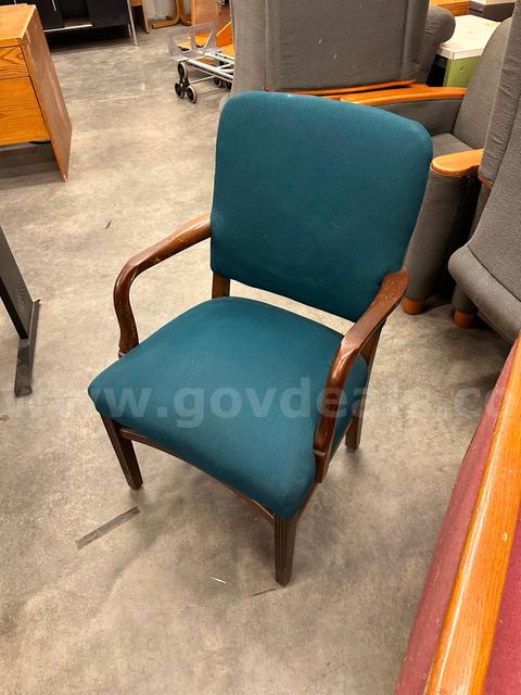 Teal Padded Chair