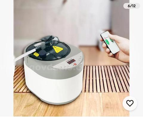 SHIPPING AVAILABLE Lot of 2 Smartmak Sauna Steamer, Portable 4L Upgrated Steam Pot Generator with Remote Con(43-02)