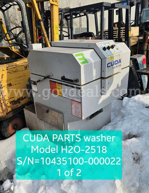 CUDA H20-2518 Parts Washer