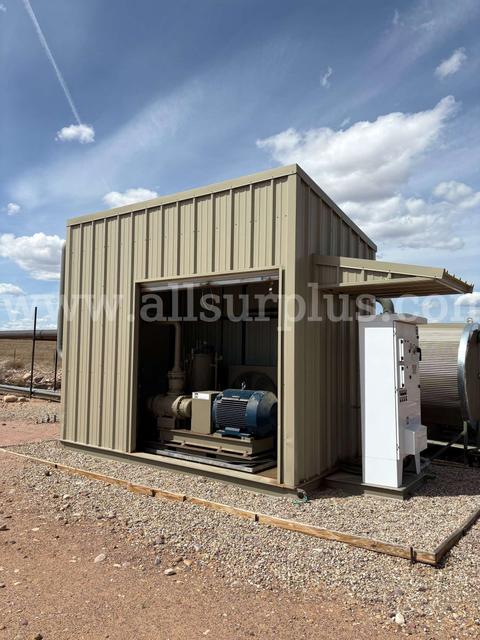 Enclosed Vapor Recovery Unit (VRU), Skid-mounted Rotary Screw Compressor Package