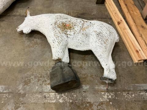 Used 3D Mountain Goat Archery Target – Self-Healing Foam – AS‑IS