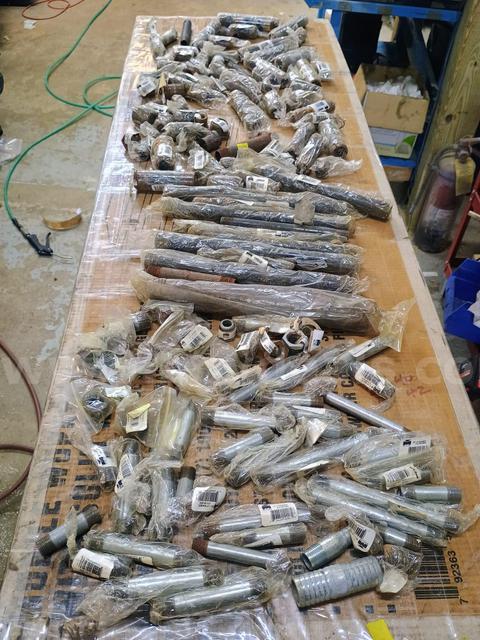 large quantity of NEW black iron and galvanized pipe fittings